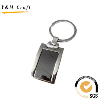 Porte-clés en métal rectangle promotionnel de haute qualité (Y02325)